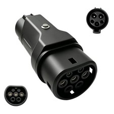 EV Type 1 to Type 2 Adapter Electric Vehicle Charging Adapter SAE j1772 to