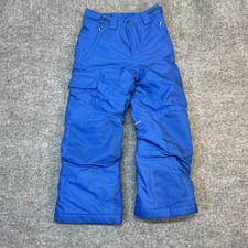 Columbia Ski Pants Kids Small 8 Blue Omni-Tech Bugaboo Insulated Winter Snow