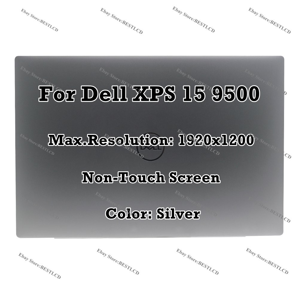 Dell XPS 15 9500 YYX2K 0YYX2K FHD+&UHD+ LCD Assembly Display Complete Hinge Up