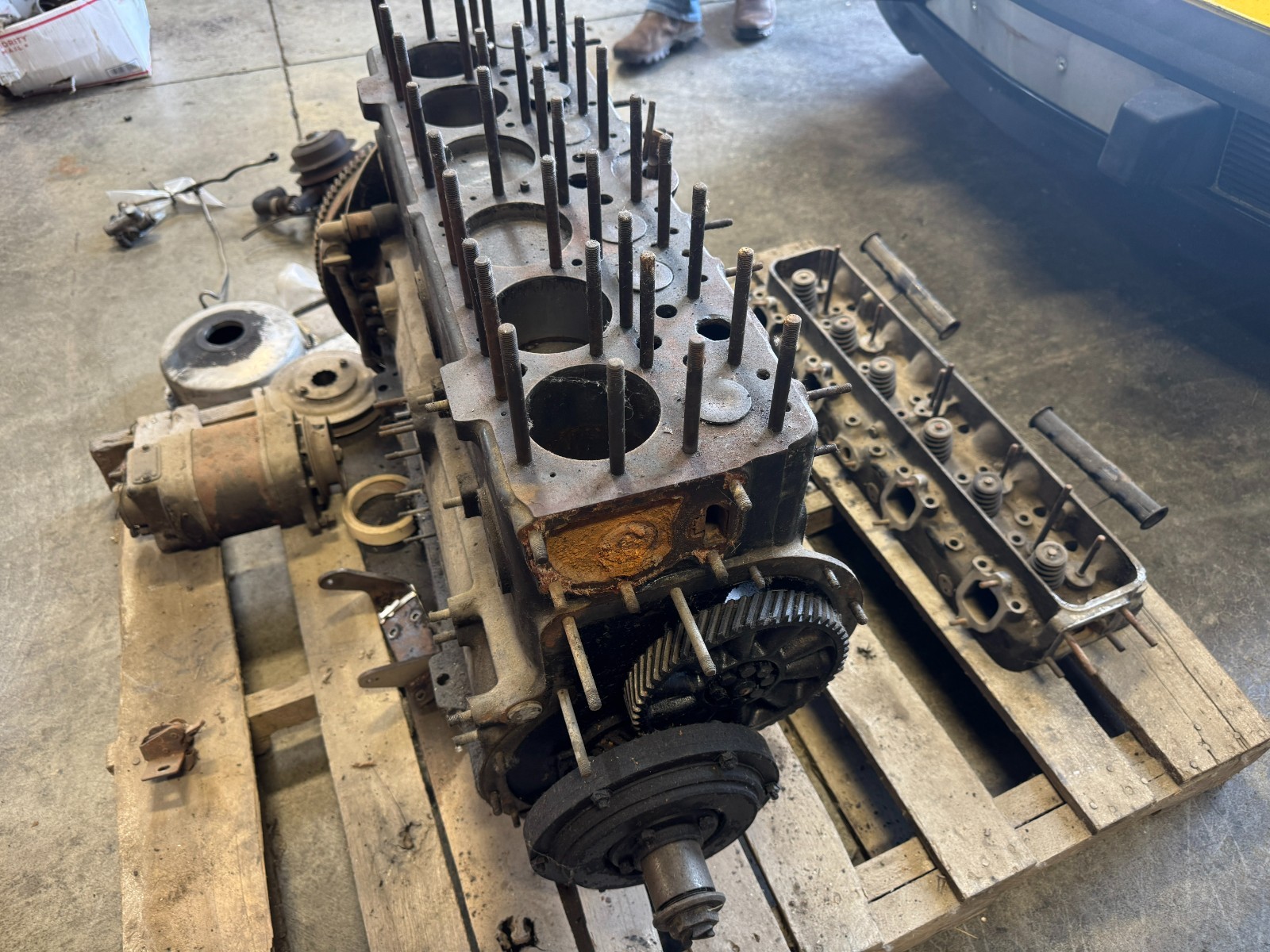 ROLLS ROYCE SILVER CLOUD I OR BENTLEY I ENGINE SHORT BLOCK W/ Head ETC