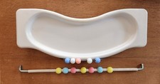 Vintage Retro 1950s-60s Baby Highchair Bouncer Walker - Plastic Tray  Beads