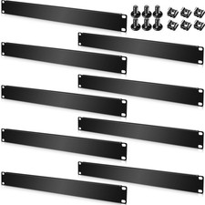 Blank Rack Mount Panel Spacer Metal Blank Panel Black Server Rack Accessories...