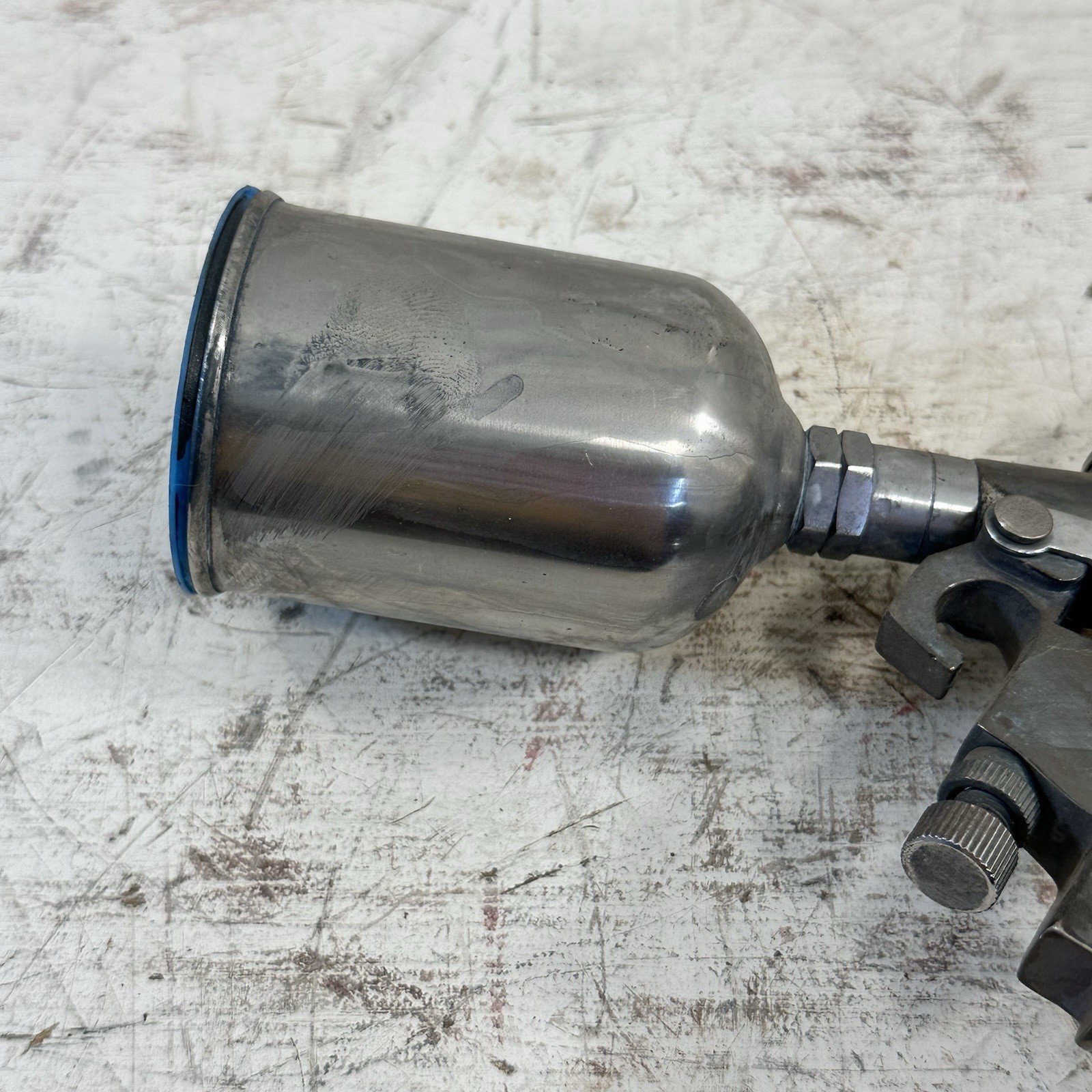 Vintage Used Working Condition 1.0mm Mini HVLP Touch-Up Spray Gun ATD Tools