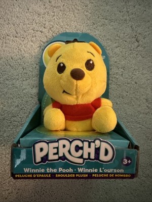 Disney Winnie The Pooh Bear Perch d Shoulder Plush Magnet 5'' Collector Mini-New