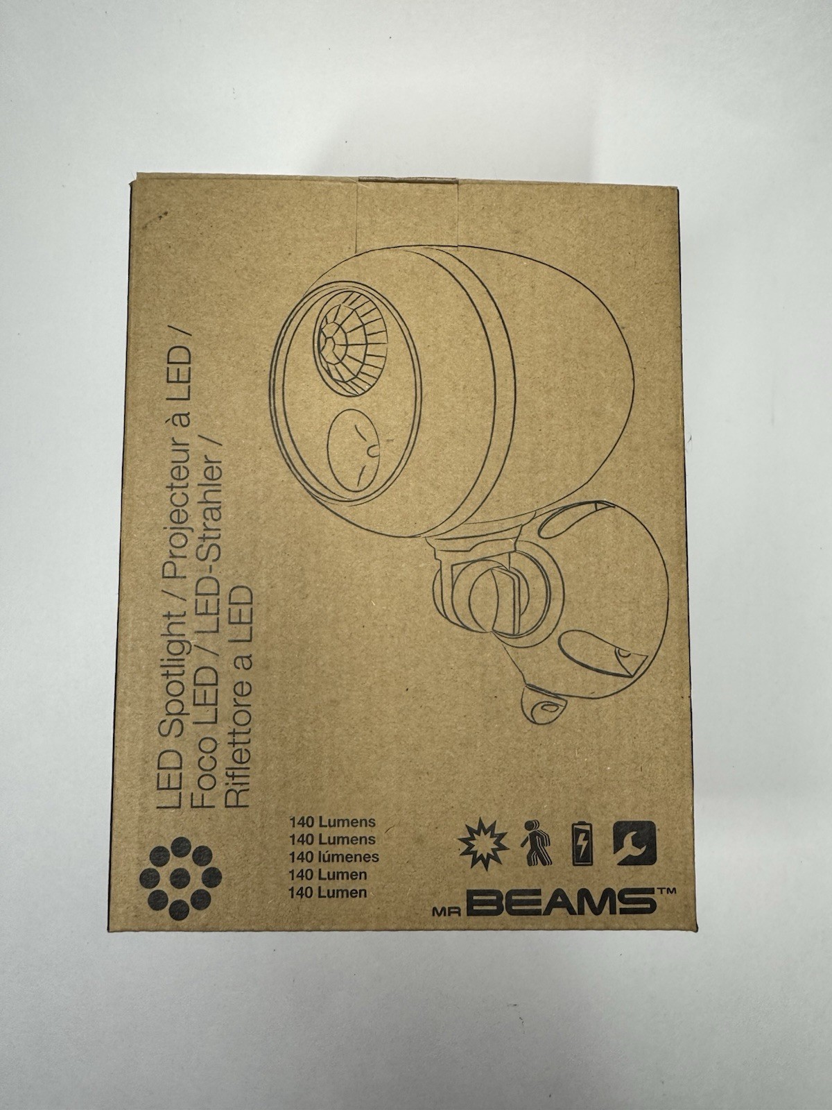 Mr.Beams MB330 140 Lumen Version Weatherproof Wireless Battery Powered Led 2Pack