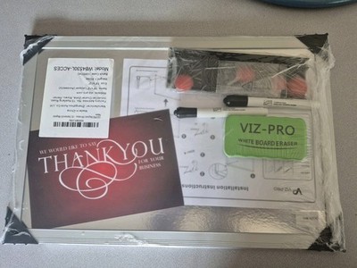 VIZ-PRO 18''x12'' Lacquer Whiteboard (Model: WB4530L-ACCES).