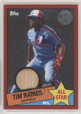 2020 Topps 1985 Baseball All-Stars Relics Red 23/25 Tim Raines #85ASR-TR HOF 2k3