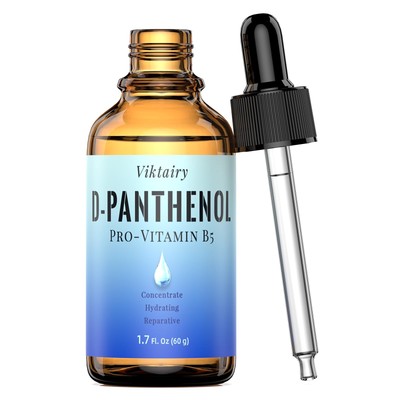 D Panthenol Liquid (1.7 fl.oz, 60g), Concentrate -B5 Raw Active Ingredient fo...