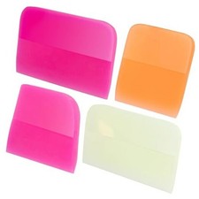 Framendino, 4 Pack PPF Squeegee Soft Silicone Rubber Scraper Anti Scratch