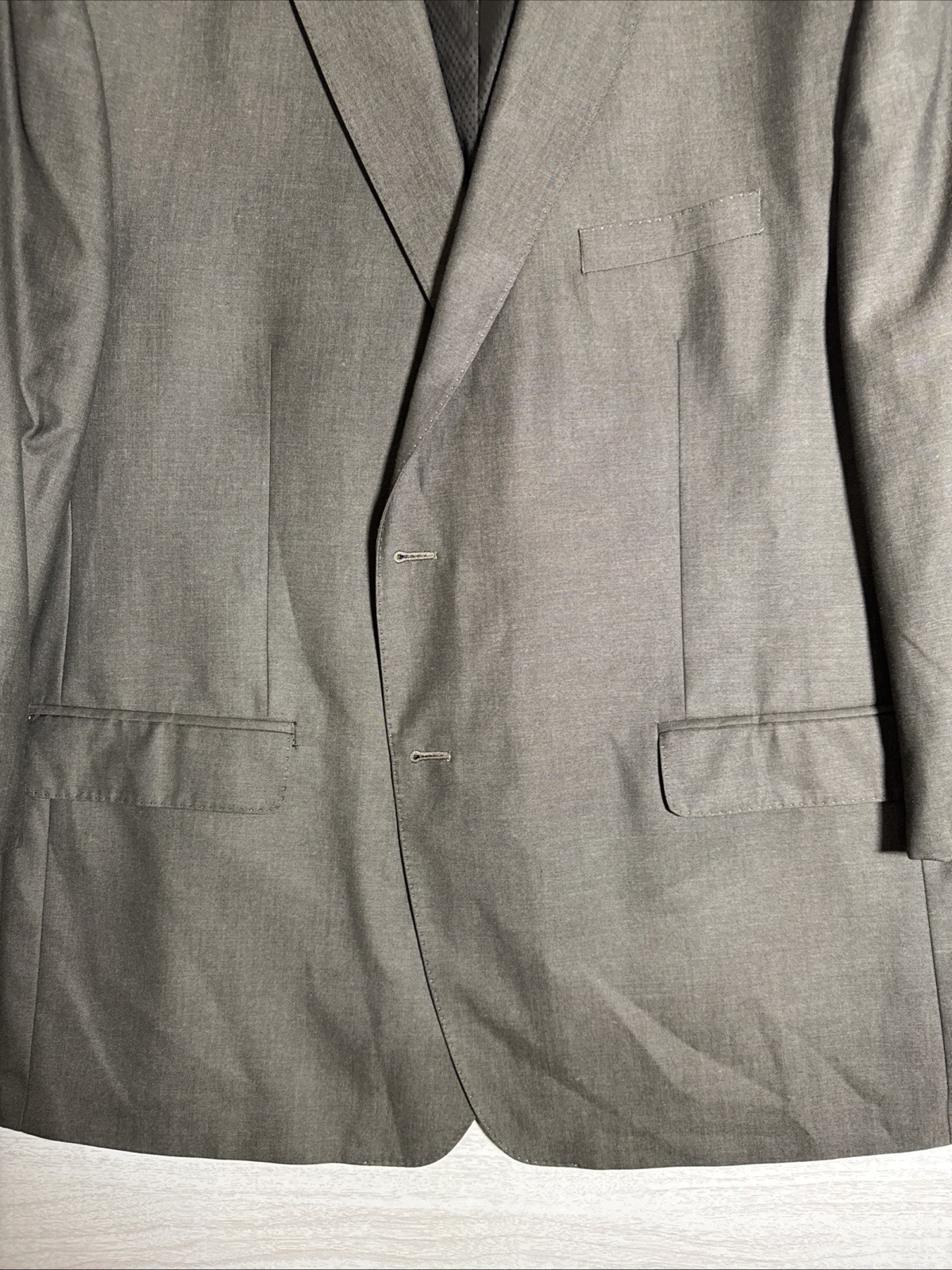 Sean John brown polyester blend two-button Blazer… - image 2