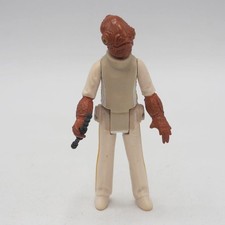Vintage Star Wars Admiral Ackbar Action Figure Complete w/ Weapon