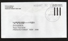 SOMERSET, Tasmania 7322 postmarked cover dated 22 NOV 2016 5PM