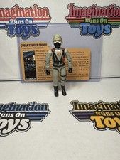1984 GI JOE COBRA STINGER DRIVER WITH FILE CA...