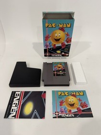 Nintendo NES Pac-Man CIB Complete Tested Tengen Poster Manual Sleeve Foam