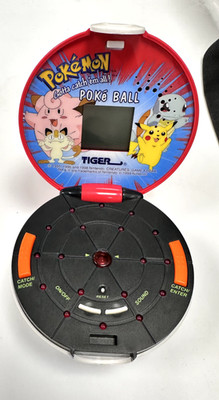 【希少】ポケモン ポケボール タイガーエレクトロニクス Vtg Tiger Electronics 1999 Pokemon Poke Bal LCD Game - For Parts