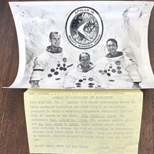 Apollo 15 David Scott Alfred Burden And James Irwin Isolation Photo