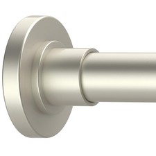 GXOACKJ Brushed Nickel Shower Curtain Rods - 31-80 Inch Spring Tension Shower Ro