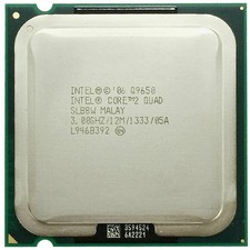 Processore CPU Intel Core 2 Quad Q9400 Q9450 Q9500 Q9505 Q9550 Q9650 4 core LGA775