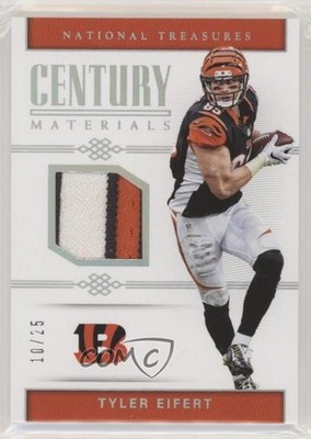 2017 National Treasures Century Materials Holo Silver 10/25 Tyler Eifert #84 s7f