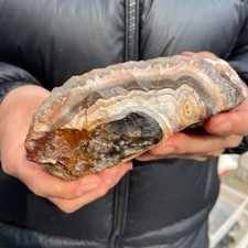 3.2lb Raw Natural Mexican Crazy Lace Agate Rough Crystal rocks mineral Healing
