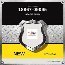 Genuine 2016-2022 Hyundai Elantra Spark Plug 18867-09095