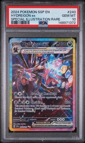 Hydreigon ex 240/191 Sv08: Surging Sparks Holo PSA 10