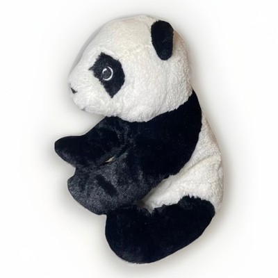Ikea Kramig Panda Bear 12 Inch Plush Black White Floppy Stuffed Animal
