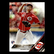 Jon Moscot Rookie #US29 2016 Topps Update Cincinnati Reds Baseball Card MLB NM. rookie card picture