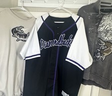 | ✣ TruFan Arizona Diamondbacks Jersey XL Black White Purple MLB Baseball ✣ |