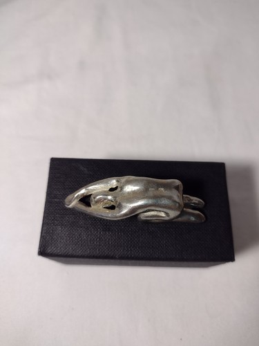 Personal Ego Booster Curious Characters Small Silver Tone Figure 2" Novelty Gift - Picture 8 of 9