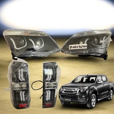 Set Led Projector Head Lamp Light Isuzu Dmax ...