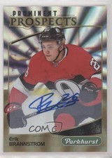 2019-20 Upper Deck Parkhurst Prominent Prospects Gold Erik Brannstrom Auto 06wk
