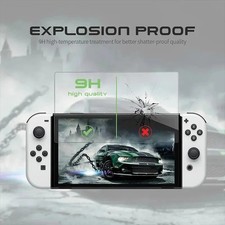 2-Pack New Nintendo Switch OLED Tempered Glass Screen Protector