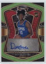 2020 Panini Select Rookie Signatures Neon Green Prizm /99 Daniel Oturu Auto 07rd