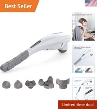 Rechargeable Handheld Back Massager Cordless Muscle Relief for Home Travel