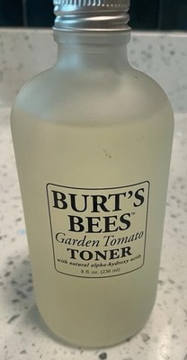 Discontinued Rare Burts Bees Garden Tomato scent Toner 8 Ounces sensitive skin