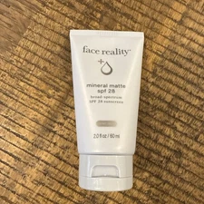 Face Reality Mineral Matte SPF 28   (2.0 Fl Oz). NEW