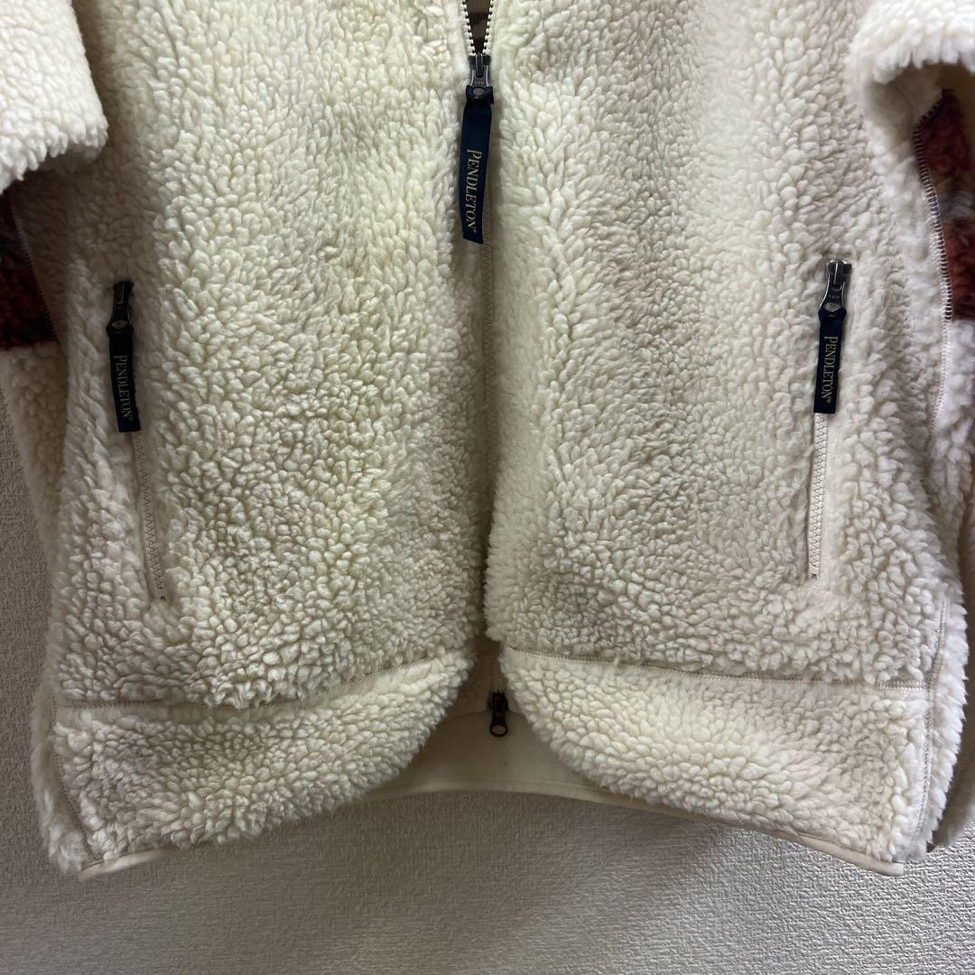 PENDLETON BEYFLOW Boa Jacket Zip-up Native Patter… - image 4