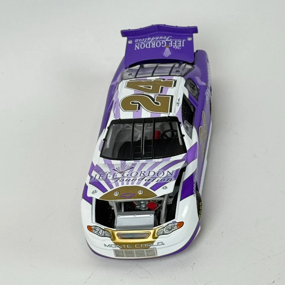 Action Jeff Gordon Foundation #24 Monte Carlo Diecast escala 1:24 coche de carreras Foto 3 de 4