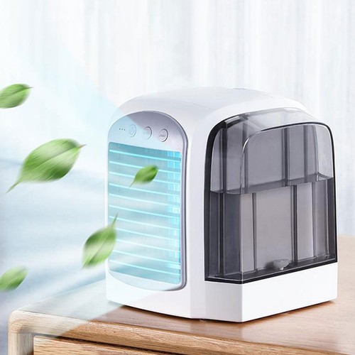 380ml Air Humidifier Portable Air Conditioner Fan 3 in 1 Ice Cold Cooling Cooler - Picture 16 of 60