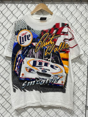 #ad Vintage 90#x27;s NASCAR Rusty Wallace Under Pressure AOP Racing Tee Size Large $106.00