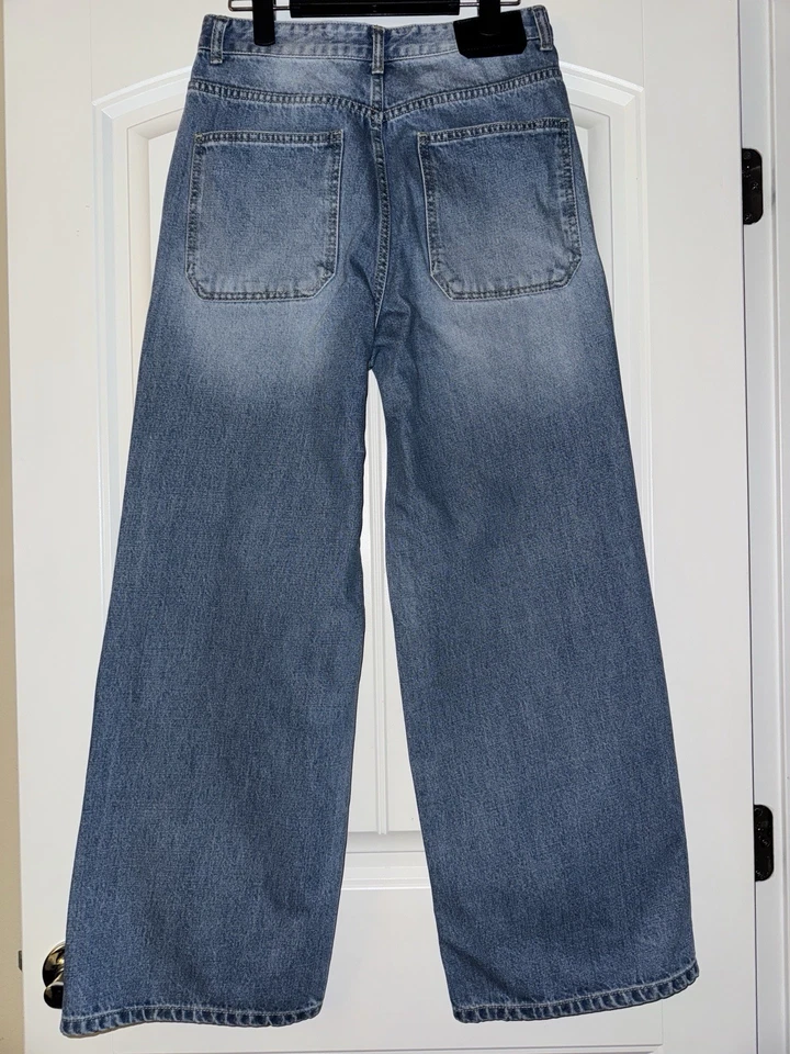 Solid Homme Blue Wide Leg Jeans - Image 3 of 4