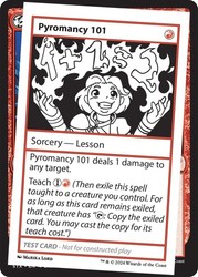 Pyromancy 101 Mystery Booster 2 Playtest Cards