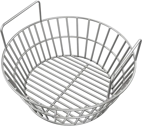Stainless Charcoal Basket for Large Big Green Egg Grill, 14 Inch Charcoal Grill