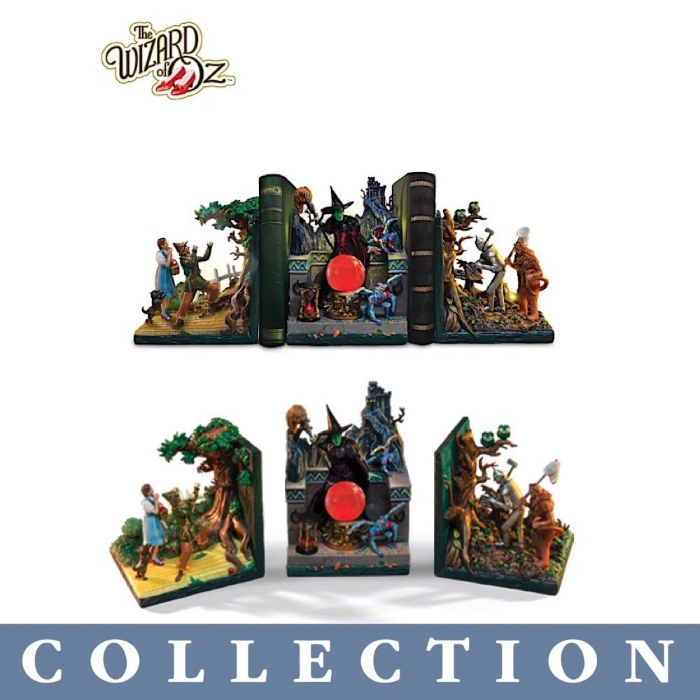 Wizard of Oz Illuminated Sculptural Bookend Collection by the