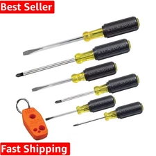 Klein Tools 7-Piece Screwdriver Set with Magnetizer/Demagnetizer