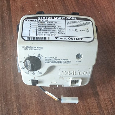 Resideo WV8840B1110 Gas Heater Control Valve For Hot Water Tank Type WV8840B1110