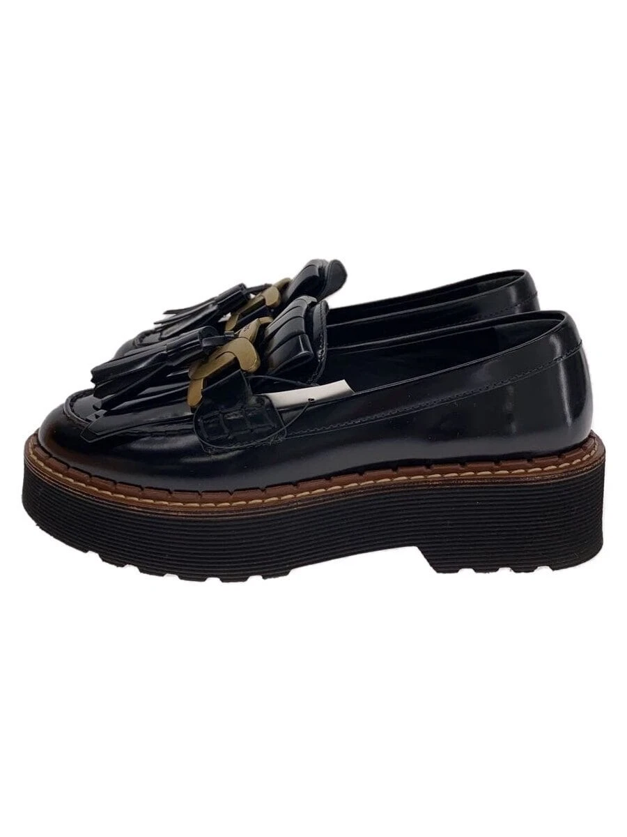 TOD’S Mocassini TOD'S KATE nappa 35 5 pelle nera graffiata