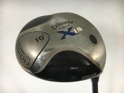 Callaway X-18 Driver High Repulsion 10° Regular 45in Driver RH JV X 306g