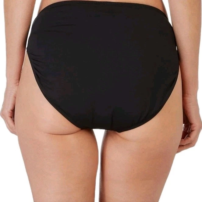 New Leilani Swim Swimsuit Bottom WOMENS SIZE 18 W Shaper Black - Image 2 of 4